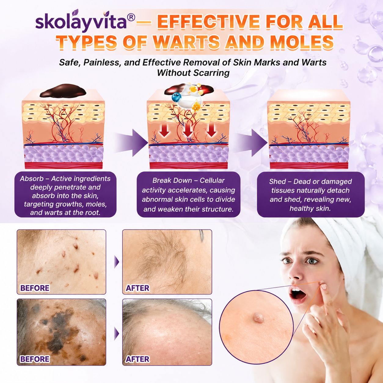 Made and Shipped from USA ✨SKOlayvita™ Biotin 10-in-1 Skin Restoration Cream 🍀