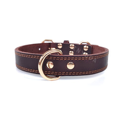 Premium Full-Grain Genuine Leather Dog Leash, Heavy-Duty Handmade Pet Walking Lead
