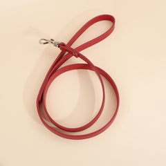 Premium Full‑Grain Genuine Leather Dog Leash, Hand‑made Heavy‑Duty Pet Walking Lead